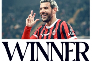 AC米兰官方：特奥对阵乌迪内斯一条龙爆射当选球队4月最佳进球